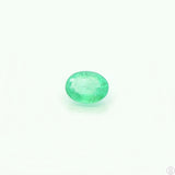 1.26 carat Natural Colombian Emerald 8x6 mm Oval Faceted Gemstones