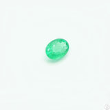 1.26 carat Natural Colombian Emerald 8x6 mm Oval Faceted Gemstones