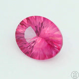 5.11 Carat Pure Pink Treated Natural Topaz 12x10 mm Oval Faceted Gemstone