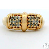 10k Yellow Gold Mens Ring with 1/3 ctw Diamonds Size 11.25