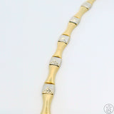 Vintage 14k Yellow Gold 7 Inch Link Bracelet Turkey