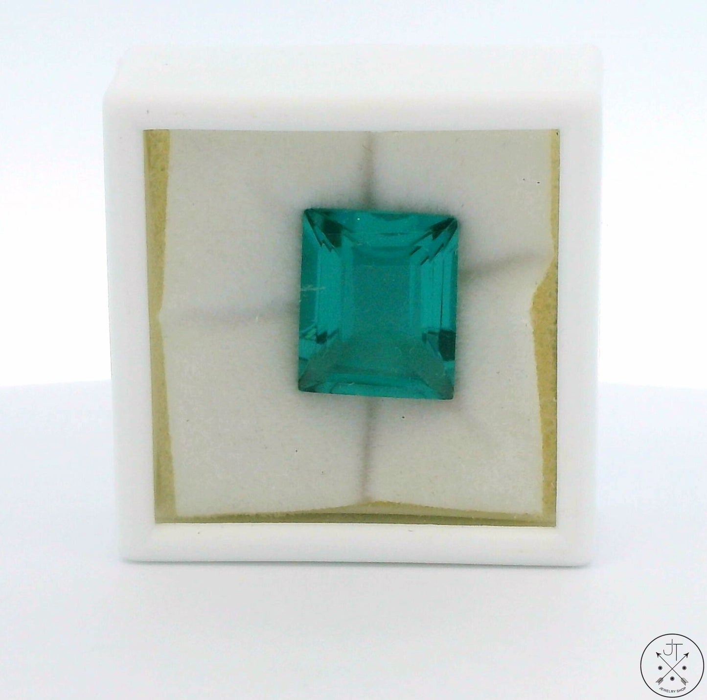 9.02 Carat Natural Apatite 14 x 12 Emerald Step Cut Faceted Gemstone