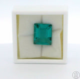 9.02 Carat Natural Apatite 14 x 12 Emerald Step Cut Faceted Gemstone