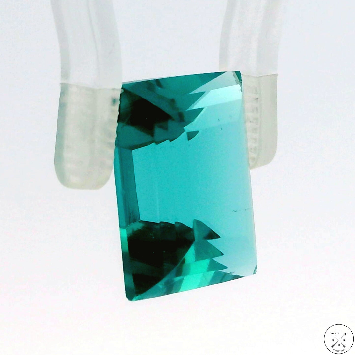 9.02 Carat Natural Apatite 14 x 12 Emerald Step Cut Faceted Gemstone