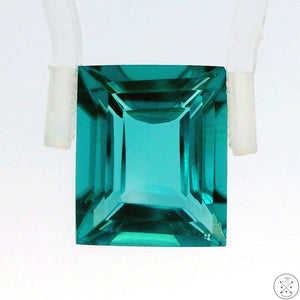 9.02 Carat Natural Apatite 14 x 12 Emerald Step Cut Faceted Gemstone