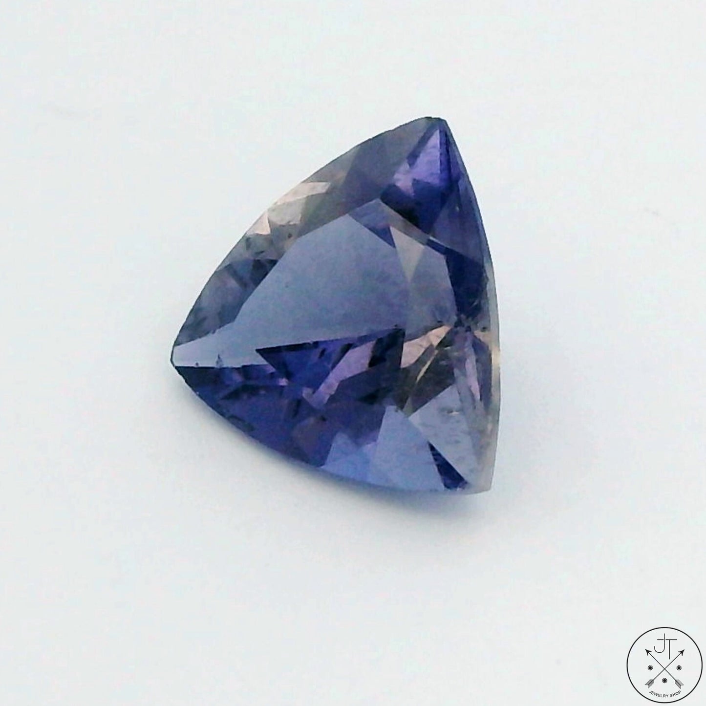 1.95 Carat Natural Iolite 9 mm Trillion Cut Faceted Gemstone