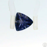 1.95 Carat Natural Iolite 9 mm Trillion Cut Faceted Gemstone