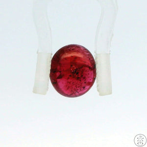 2.40 Carat Natural Ruby 8 x7 mm Cabochon Gemstone Heated