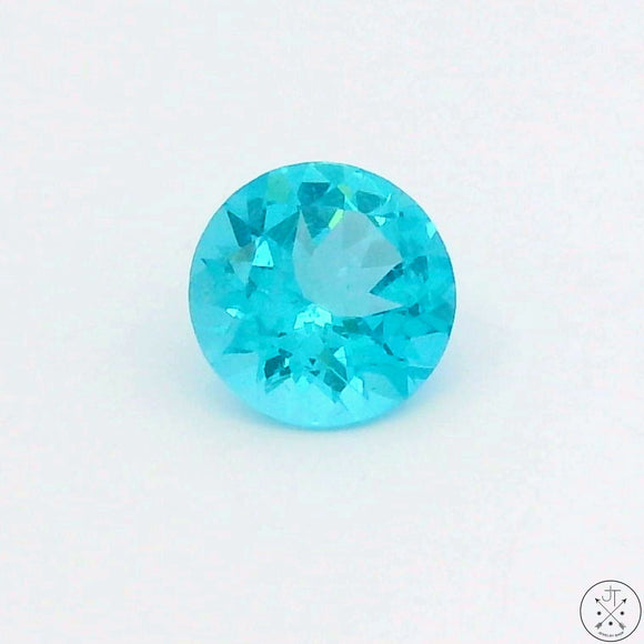 1.8 Carat Natural Apatite 8 mm Round Faceted Gemstone