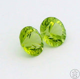 1.8 CTW Matched Pair Natural Peridot 6 mm Round Faceted Gemstone