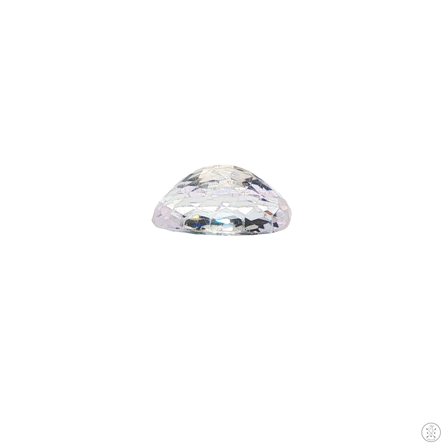 8.02 Carat Natural Kunzite 15.4 x 8.5 mm Oval Faceted Gemstone Loose Pink