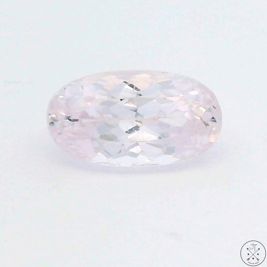8.02 Carat Natural Kunzite 15.4 x 8.5 mm Oval Faceted Gemstone Loose Pink