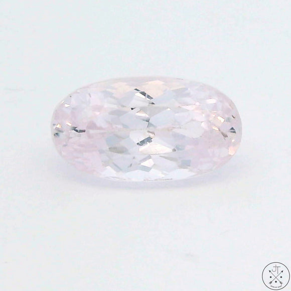 8.02 Carat Natural Kunzite 15.4 x 8.5 mm Oval Faceted Gemstone