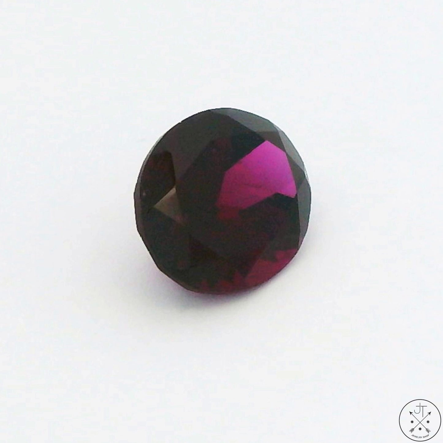 3.23 Carat Natural Rhodolite Garnet 10 x 8 mm Oval Faceted Gemstone Loose