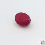 1.40 Carat 7 x 5 mm Natural Ruby Oval Faceted Gemstone Sri Lanka