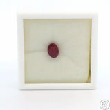 1.40 Carat 7 x 5 mm Natural Ruby Oval Faceted Gemstone Sri Lanka