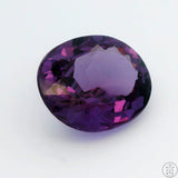 29.14 Carat Purple Sapphire 21 x 17 mm Oval Lab Created Gemstone