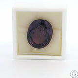 29.14 Carat Purple Sapphire 21 x 17 mm Oval Lab Created Gemstone