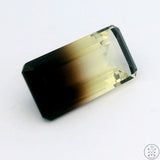 18.44 Carat Bi-Color Smoky Quartz 24 x 12 mm Emerald Cut Natural Gemstone