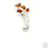 Sterling Silver Pendant with Baltic Amber