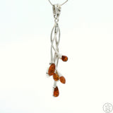 Sterling Silver Pendant with Baltic Amber