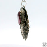 Vintage Sterling Silver Pendant with Purple Spiny Oyster