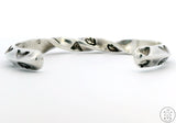 Vintage Navajo Sterling Silver Twisted Carinated Cuff Bracelet 6.4 Inch Signed