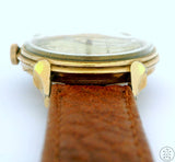 Vintage Elgin 34 mm 18 Jewel Bumper Automatic 10k GF Watch Runs