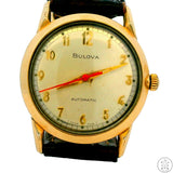 1969 Vintage Bulova Swiss 17 Jewel Automatic 31 mm Watch 10k RGP M9