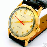 1969 Vintage Bulova Swiss 17 Jewel Automatic 31 mm Watch 10k RGP M9