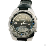 Casio Fishing Gear Watch AMW-700 MoonPhase Timer Alarm Dual Time Light 8.5in