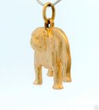 Vintage 14k Yellow Gold Rare James Avery Bulldog Charm Retired Pendant