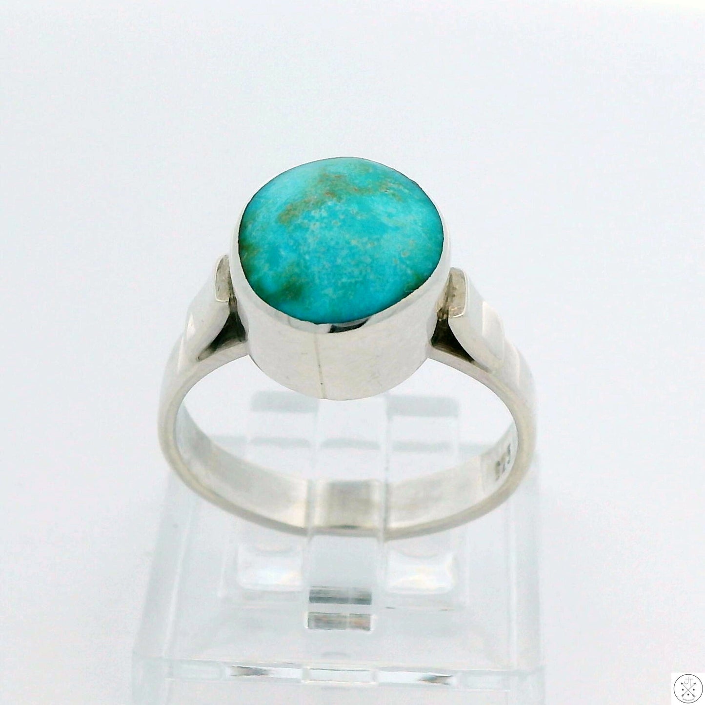 New Sterling Silver Ring with Natural Cripple Creek Turquoise Size 7