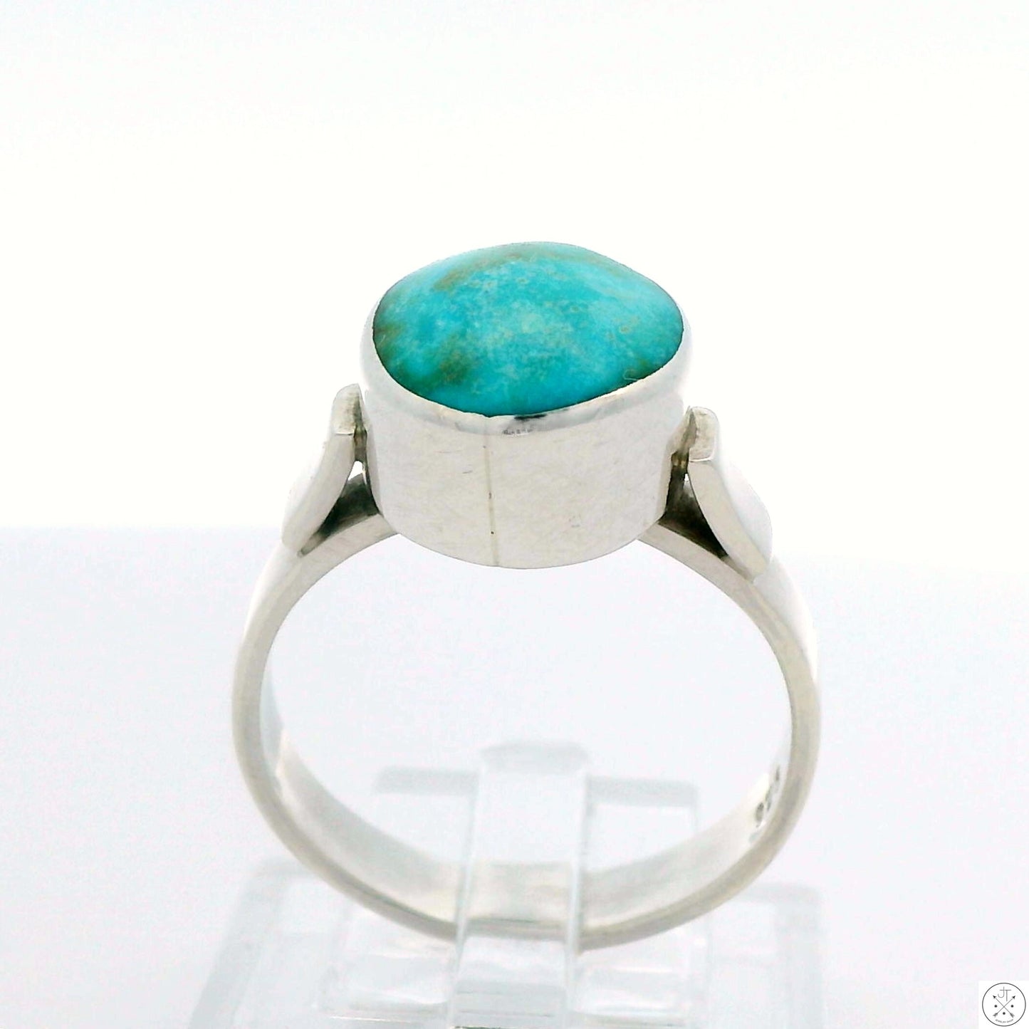 New Sterling Silver Ring with Natural Cripple Creek Turquoise Size 7