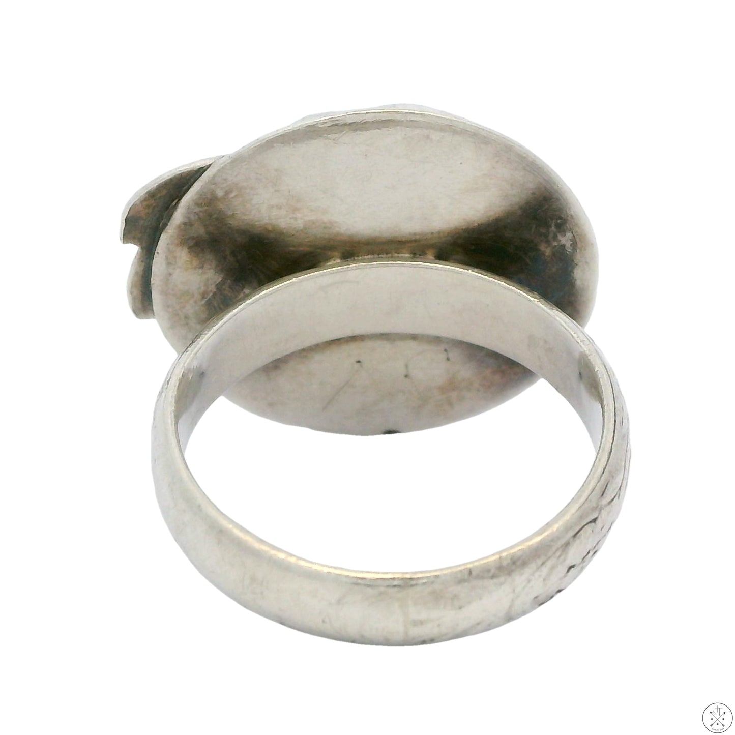 Vintage Sterling Silver Rose Ring Size 6