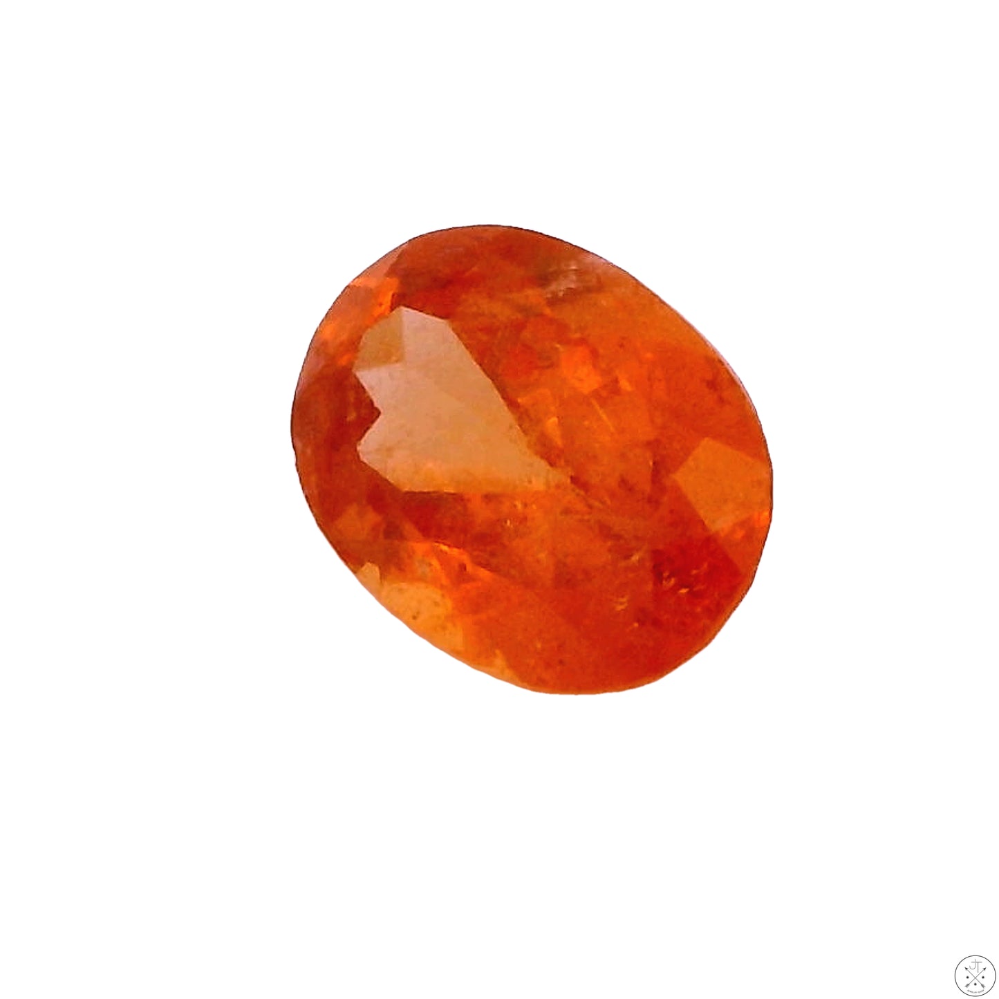 1.00 Carat Natural Spessartine Garnet 7 x 5 mm Oval Faceted Gemstone