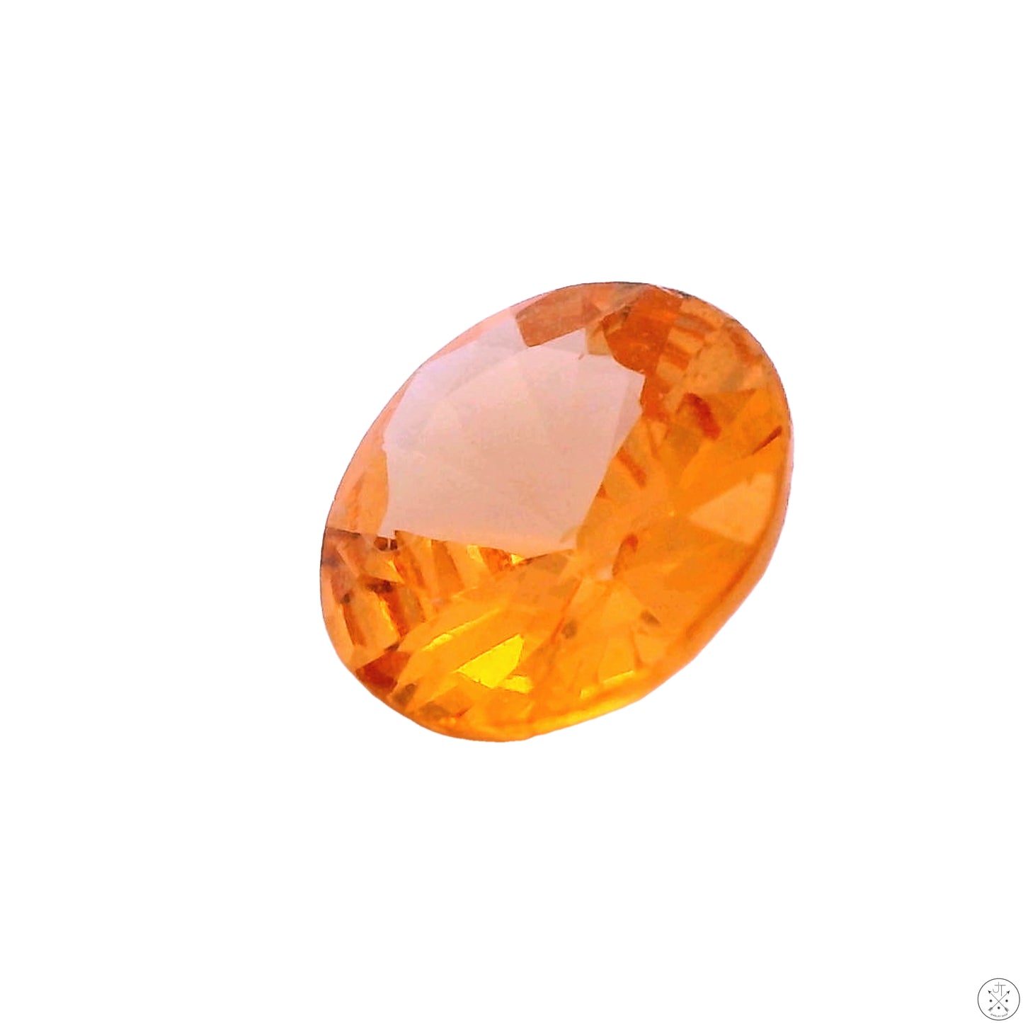 0.70 Carat Natural Spessartine Garnet 5.5 mm Round Faceted Gemstone