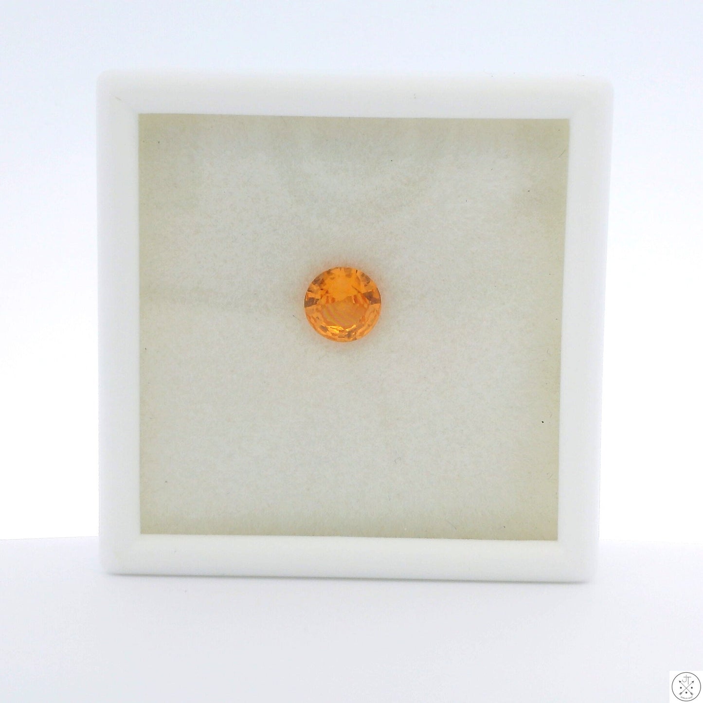 0.70 Carat Natural Spessartine Garnet 5.5 mm Round Faceted Gemstone