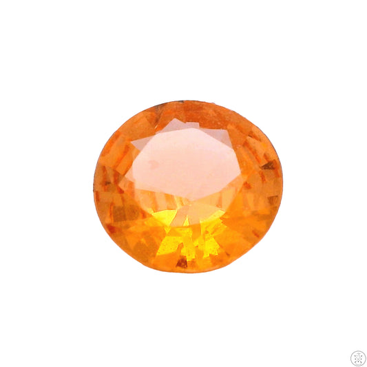 0.70 Carat Natural Spessartine Garnet 5.5 mm Round Faceted Gemstone