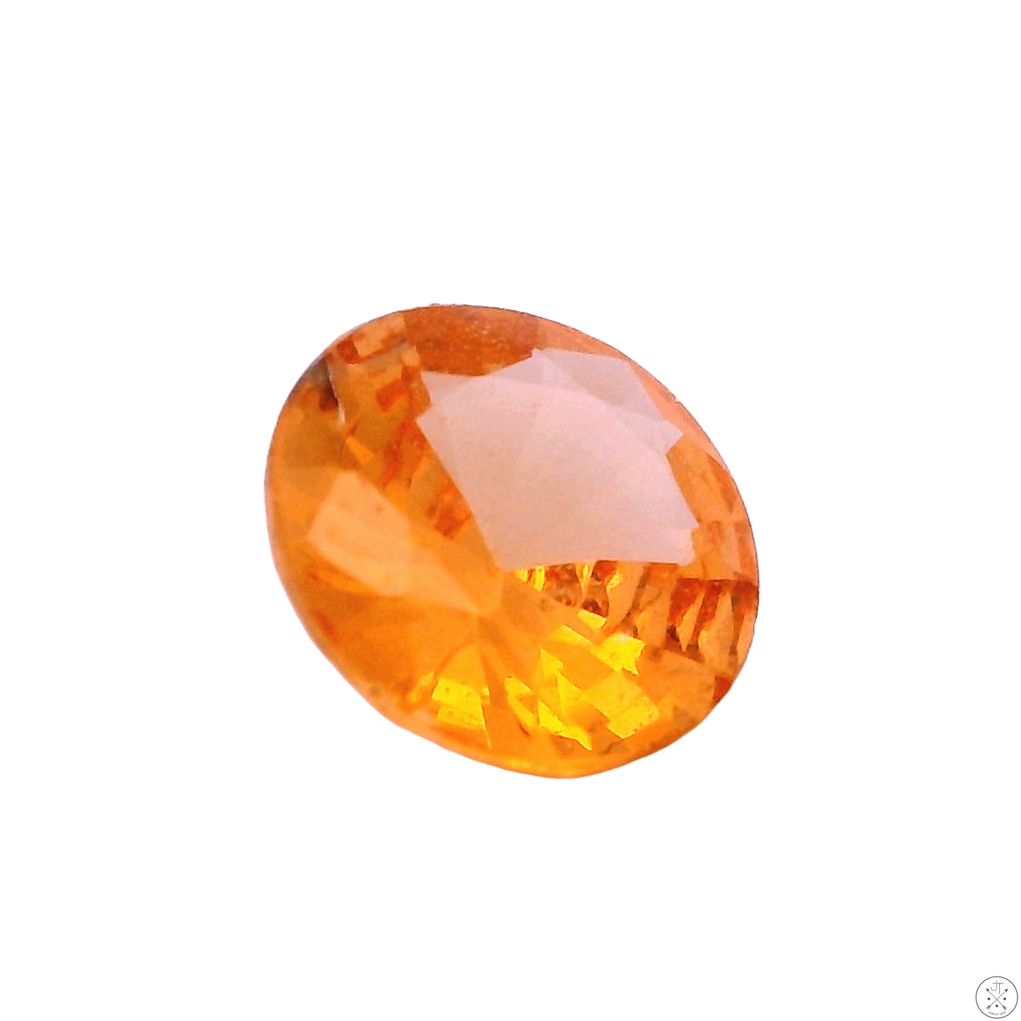 0.70 Carat Natural Spessartine Garnet 5.5 mm Round Faceted Gemstone