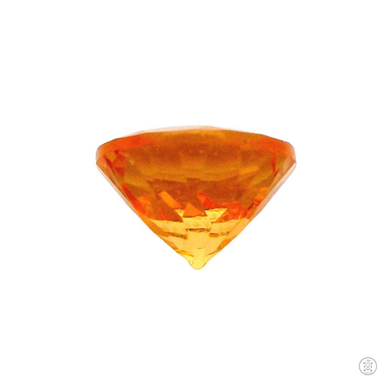 0.83 Carat Natural Spessartine Garnet 5.5 mm Round Faceted Gemstone