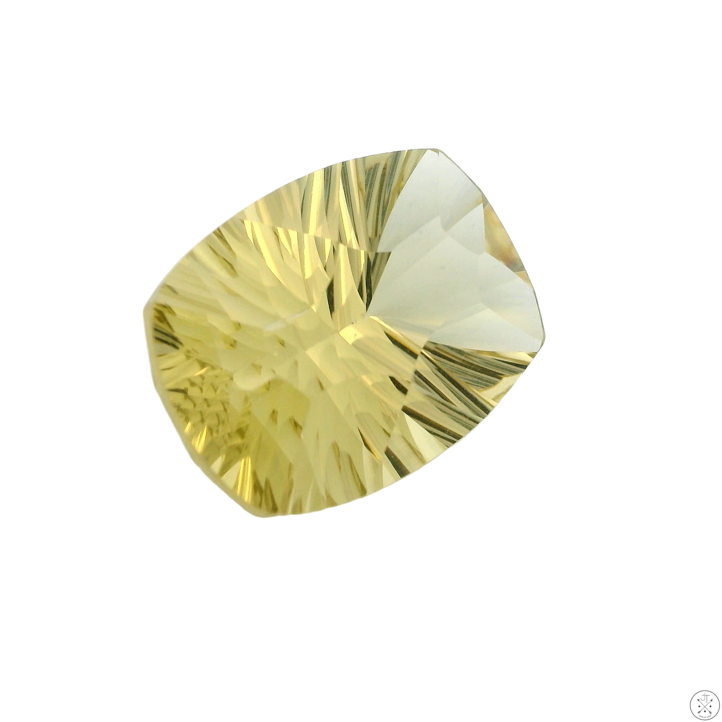 11.67 Carat Natural Lemon Quartz 18 x 13 Modified Oval Cut Gemstone Brazil