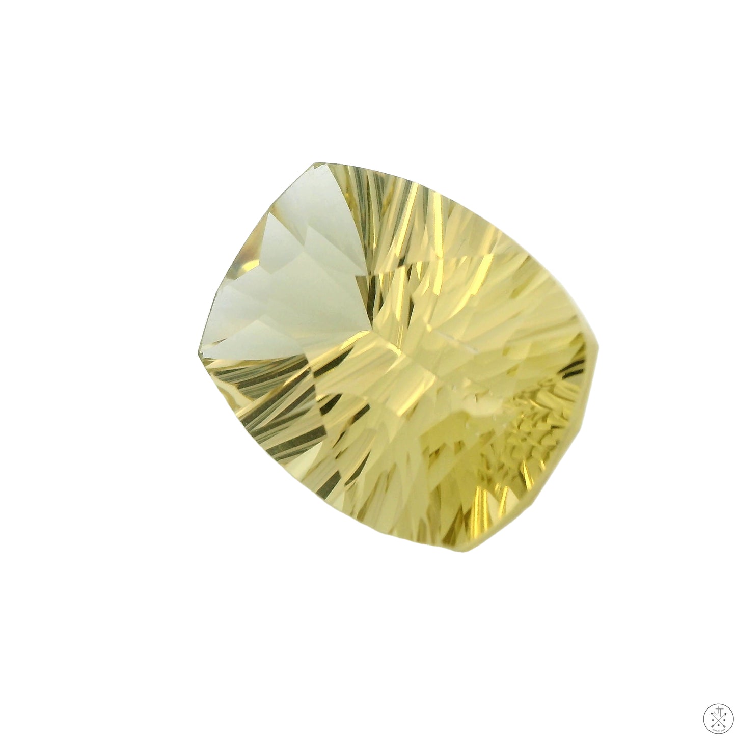 11.67 Carat Natural Lemon Quartz 18 x 13 Modified Oval Cut Gemstone Brazil