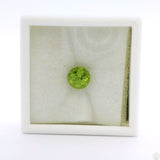 1.51 Carat Natural Peridot 7 mm Round Faceted Gemstone