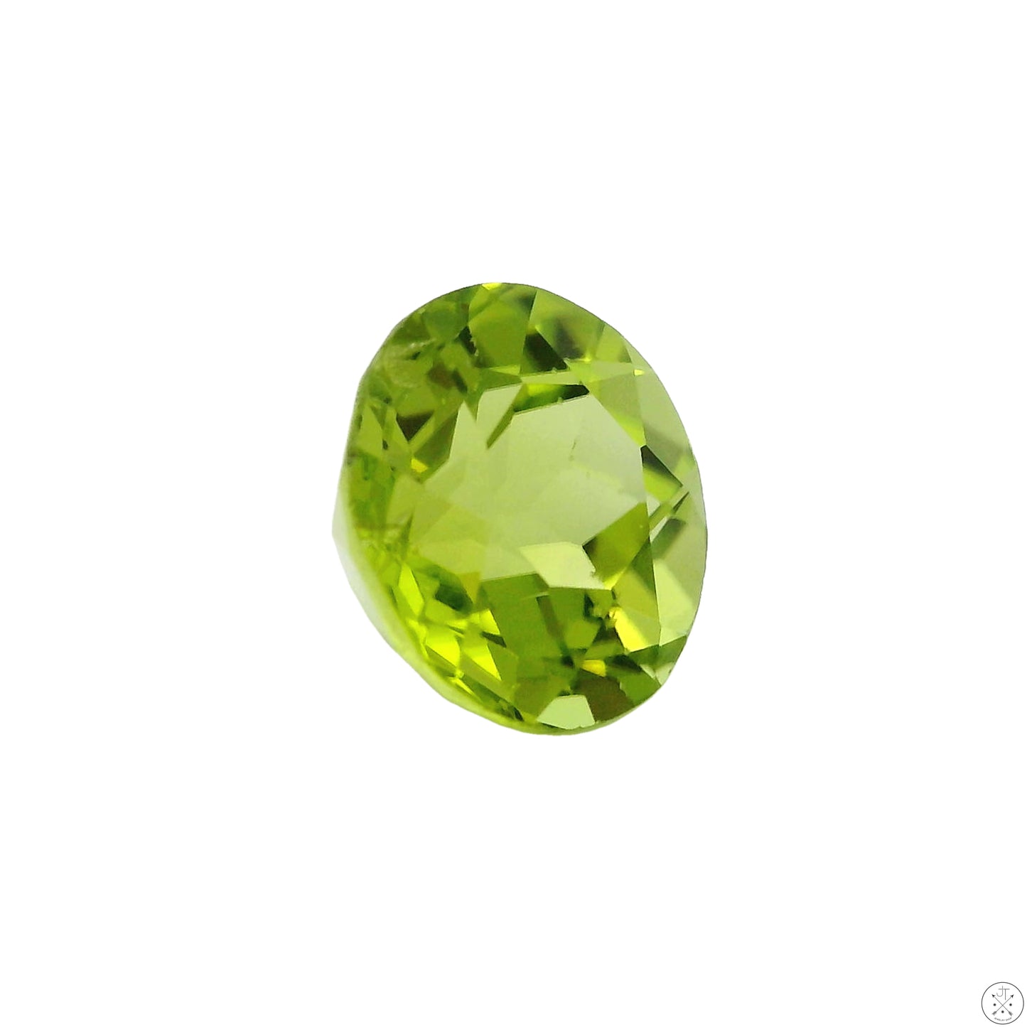 1.51 Carat Natural Peridot 7 mm Round Faceted Gemstone
