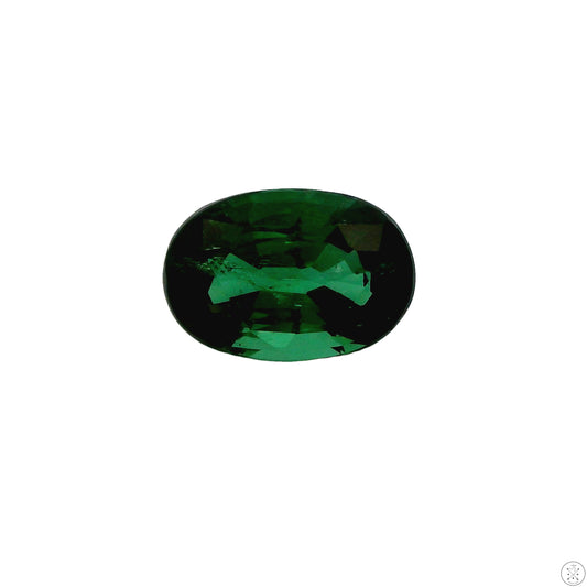 .85 Carat Natural Tsavorite Garnet 7 x 5 mm Oval Faceted Gemstone Loose