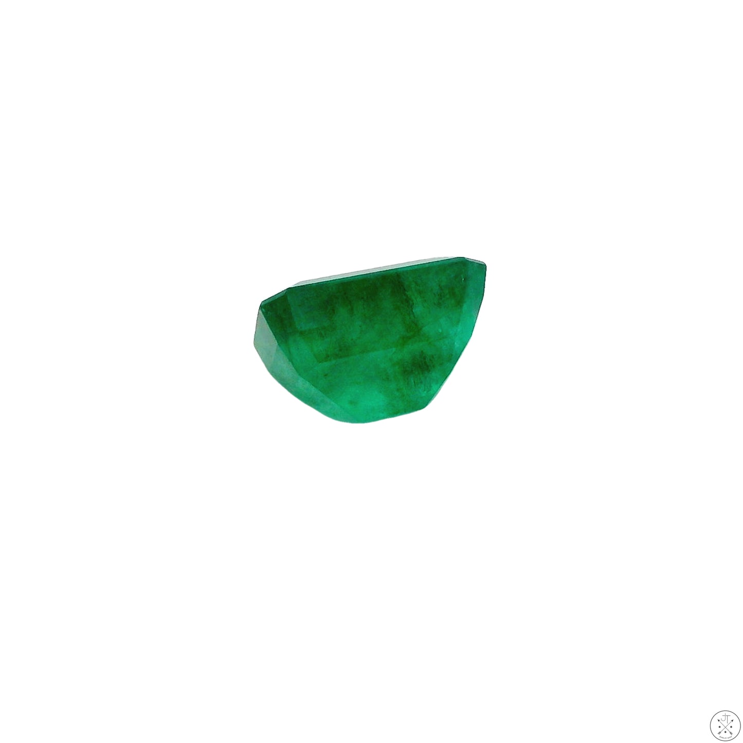 1.17 Carat Natural Emerald 7 x 5 mm Emerald Faceted Gemstone Loose Brazil