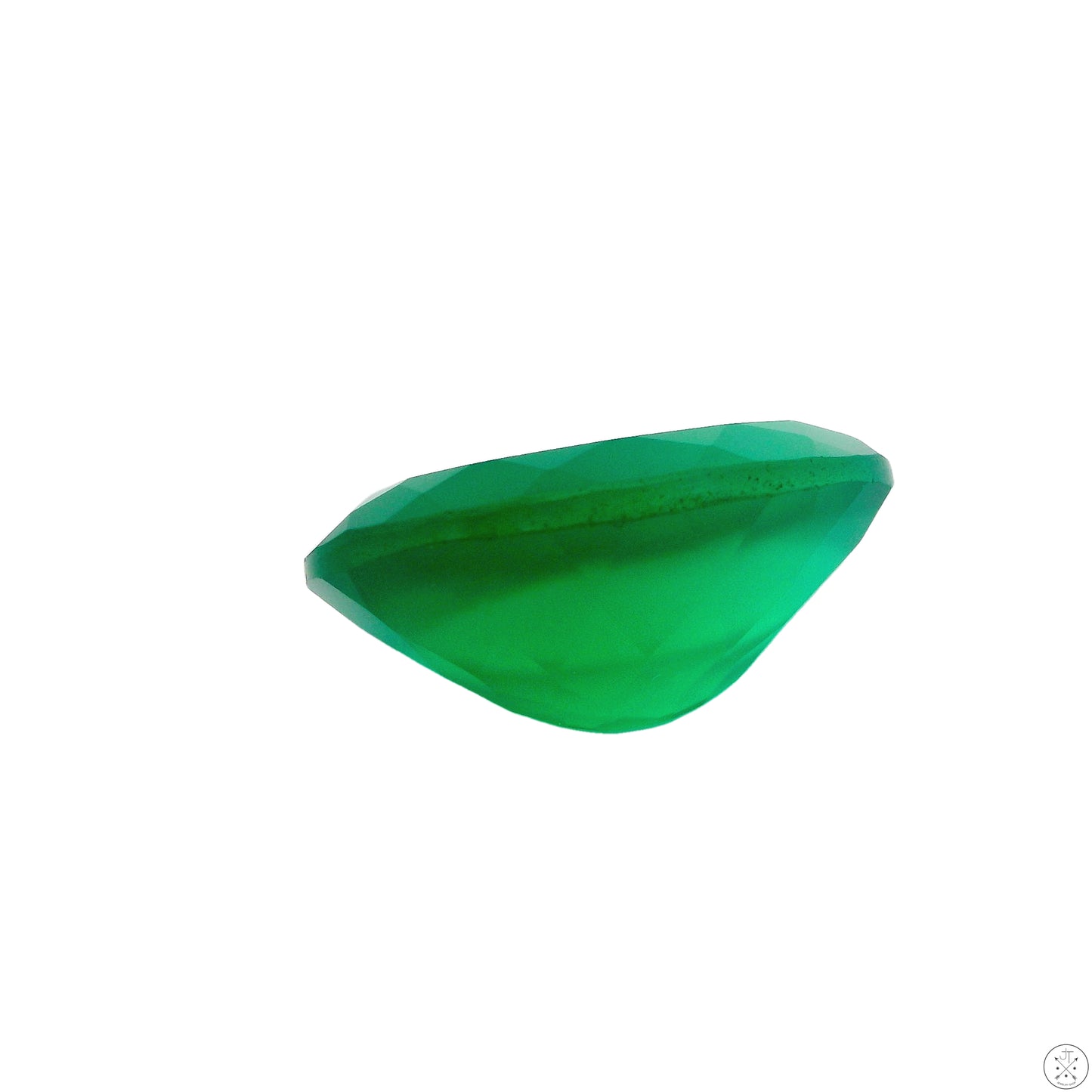 4.82 Carat Natural Chrome Chalcedony 14 x 10 mm Oval Faceted Gemstone Loose