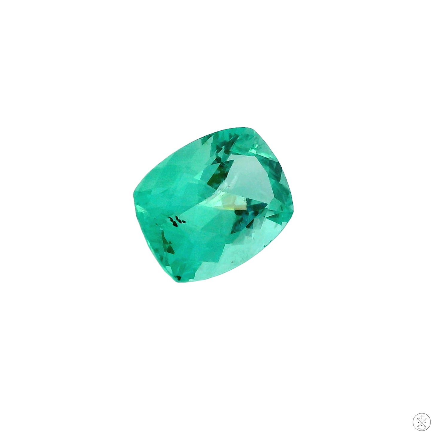 1.42 Carat Natural Apatite 8 x 6 Fancy Emerald Cut Faceted Gemstone Loose Brazil