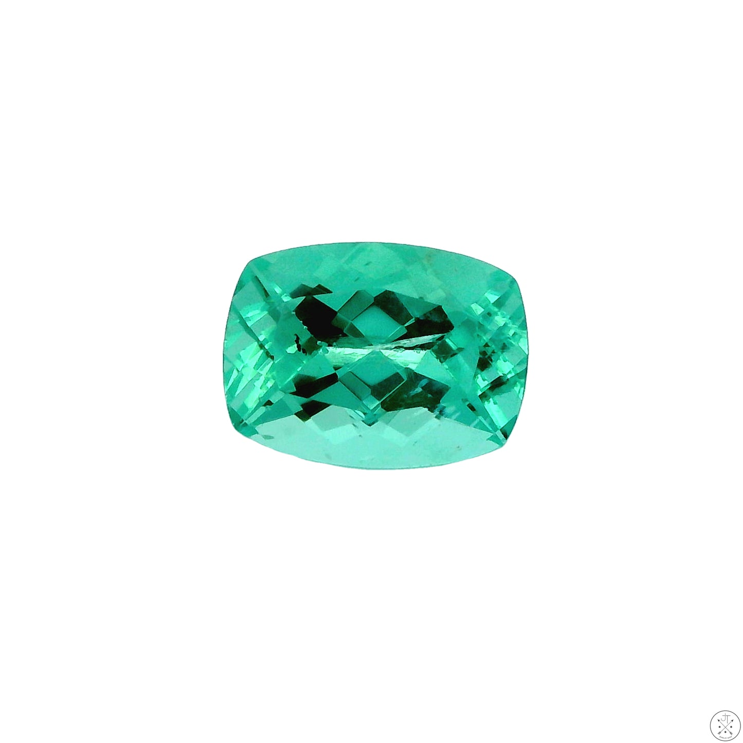 1.42 Carat Natural Apatite 8 x 6 Fancy Emerald Cut Faceted Gemstone Loose Brazil